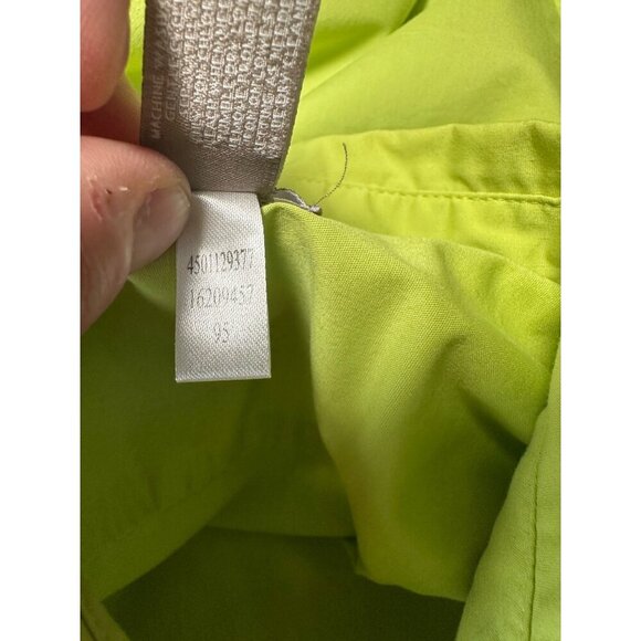 Chicos Lime Green Button Down Roll Up Long Sleeve Casual Blouse Size 2 US L - Picture 8 of 10